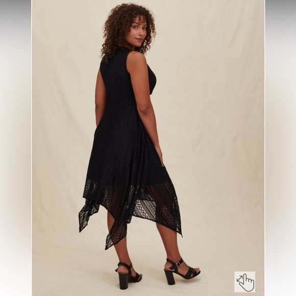 Torrid lace handkerchief skater dress - Picture 2 of 7